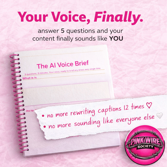 The “Finally Sounds Like Me” Voice Brief
