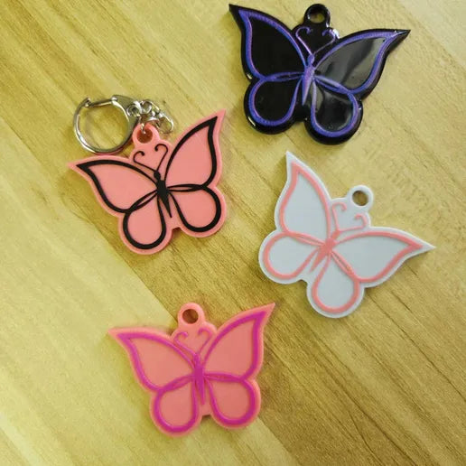 Butterfly NFC Keychain